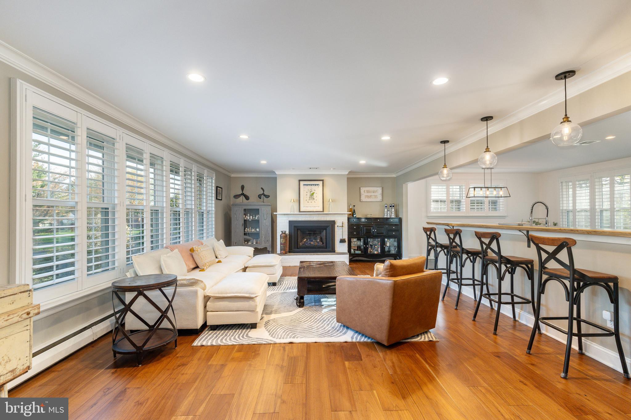 709 Alene Road Ambler, PA 19002 - Photo 3 of 42 Living Room w/ Engineered Hardwood Flooring