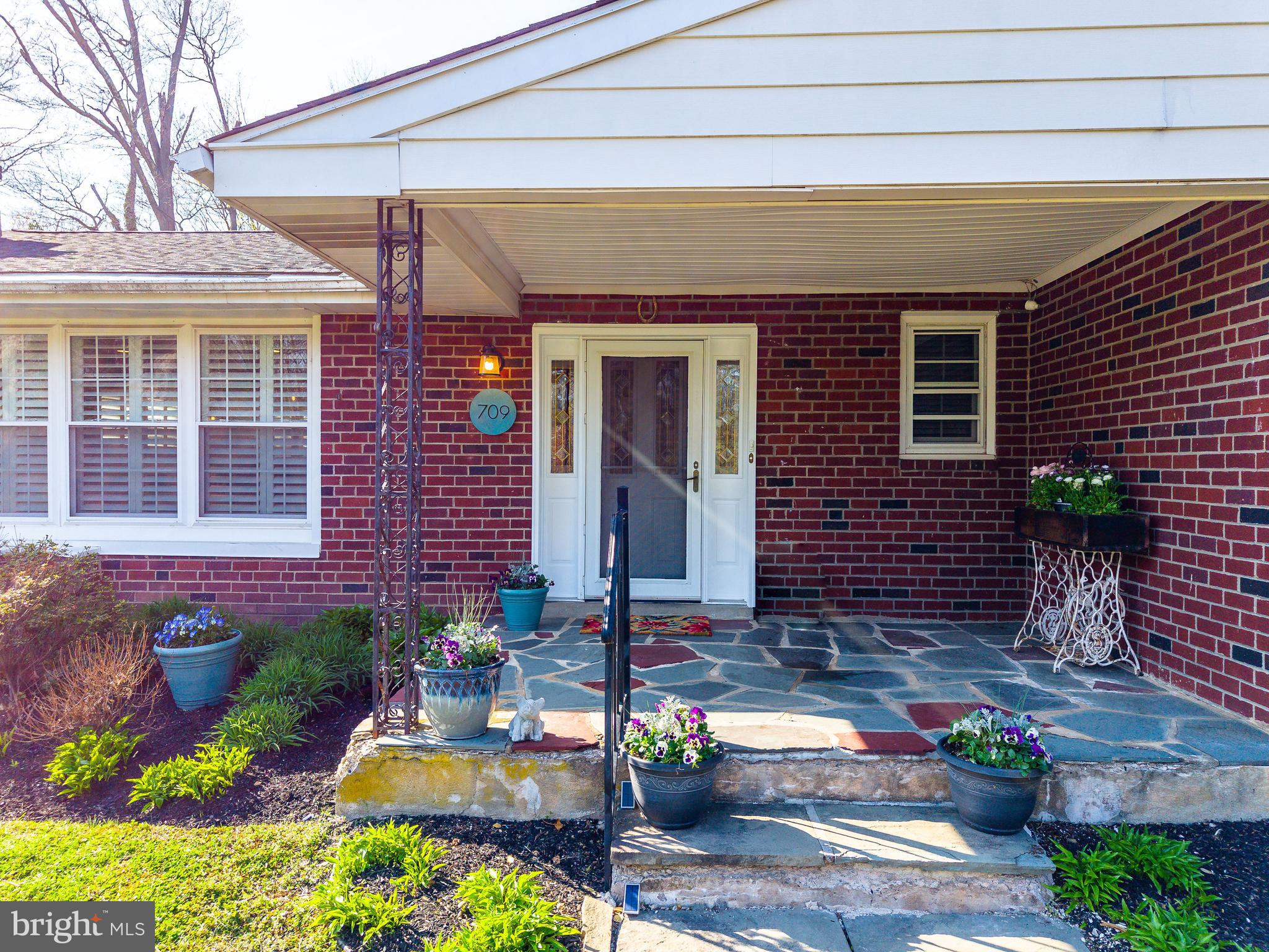 709 Alene Road Ambler, PA 19002 - Photo 35 of 42 a front view of a house with plants