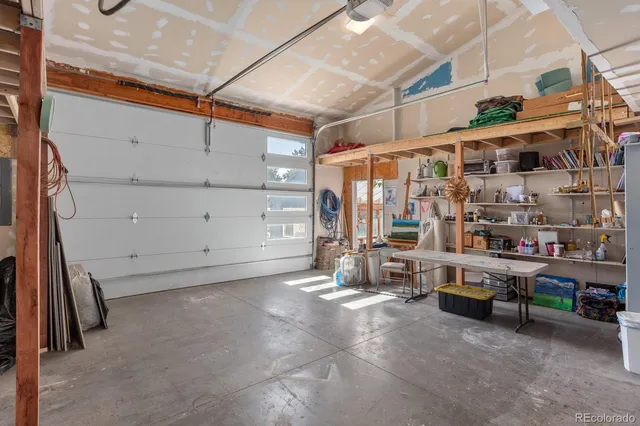 a view of a room with lots of storage