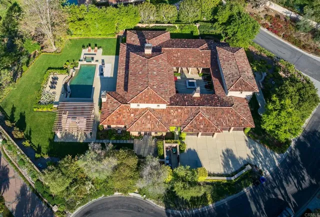 a view of city and mountain