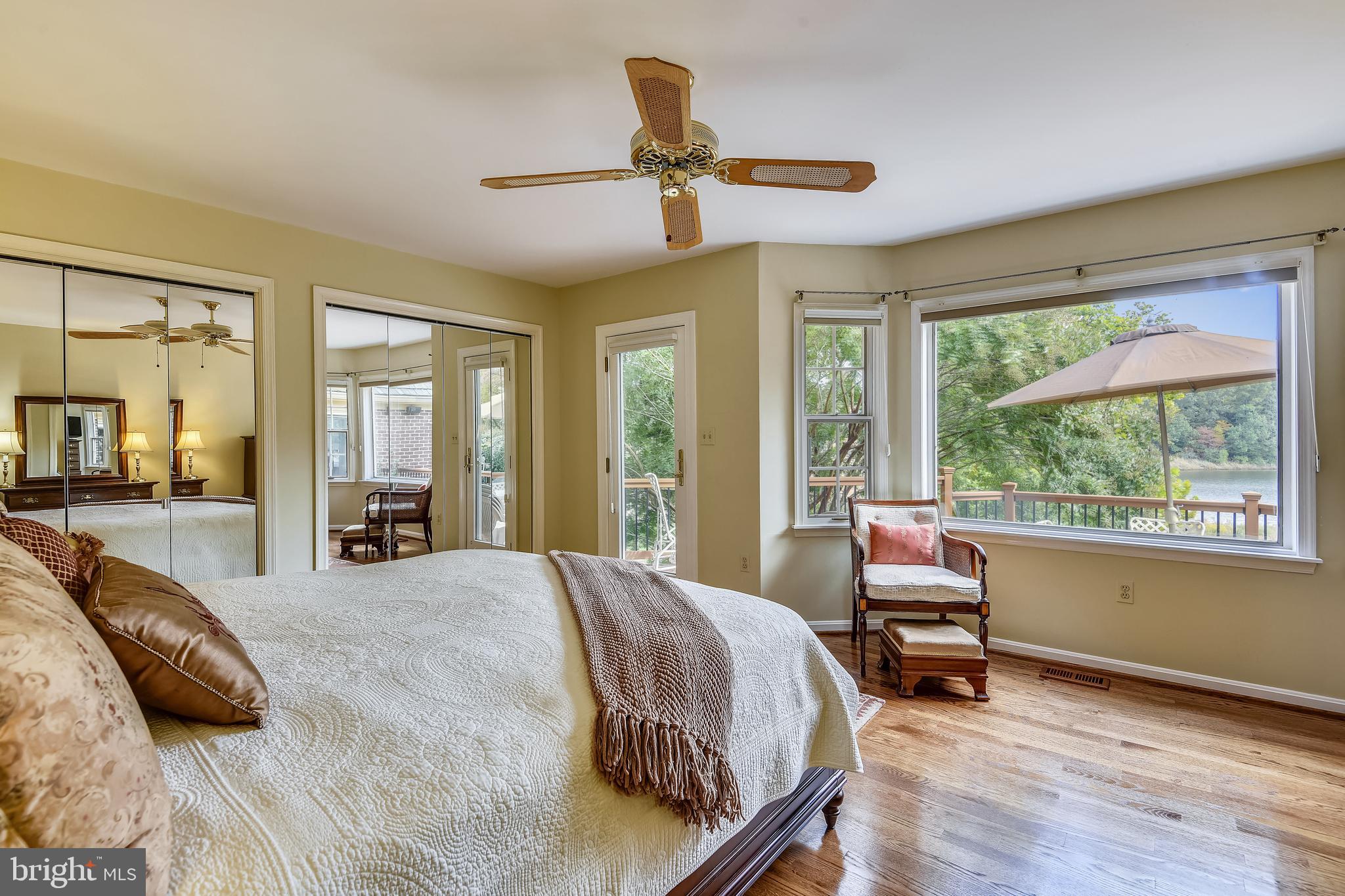 970 South River Landing Road Edgewater, MD 21037 - Photo 24 of 44 a bedroom with a bed and a large window