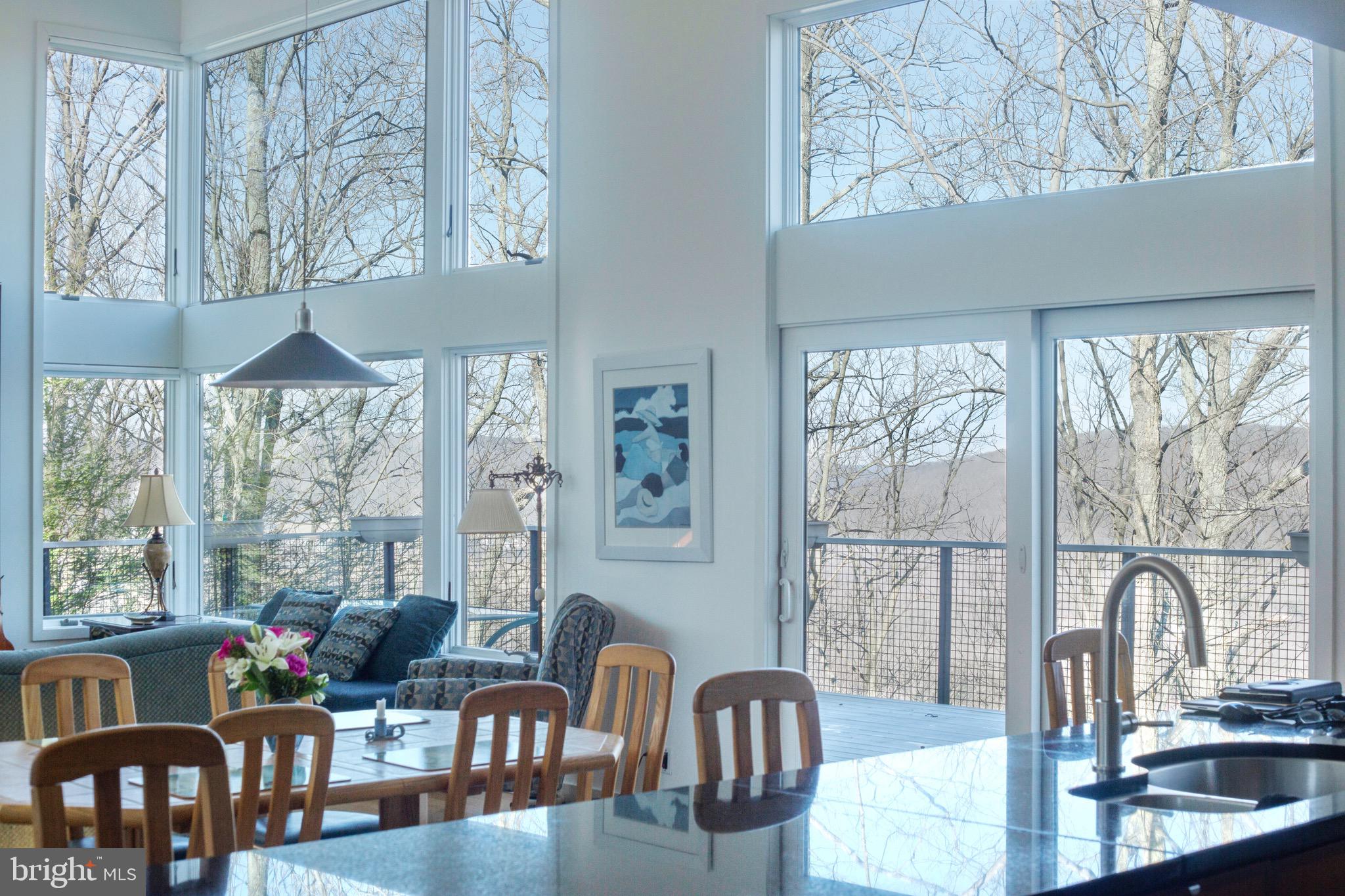 110 Summit Road Hazleton, PA 18202 - Photo 18 of 45 WALL OF GLASS WINDOWS TO MT/VALLEY VIEWS