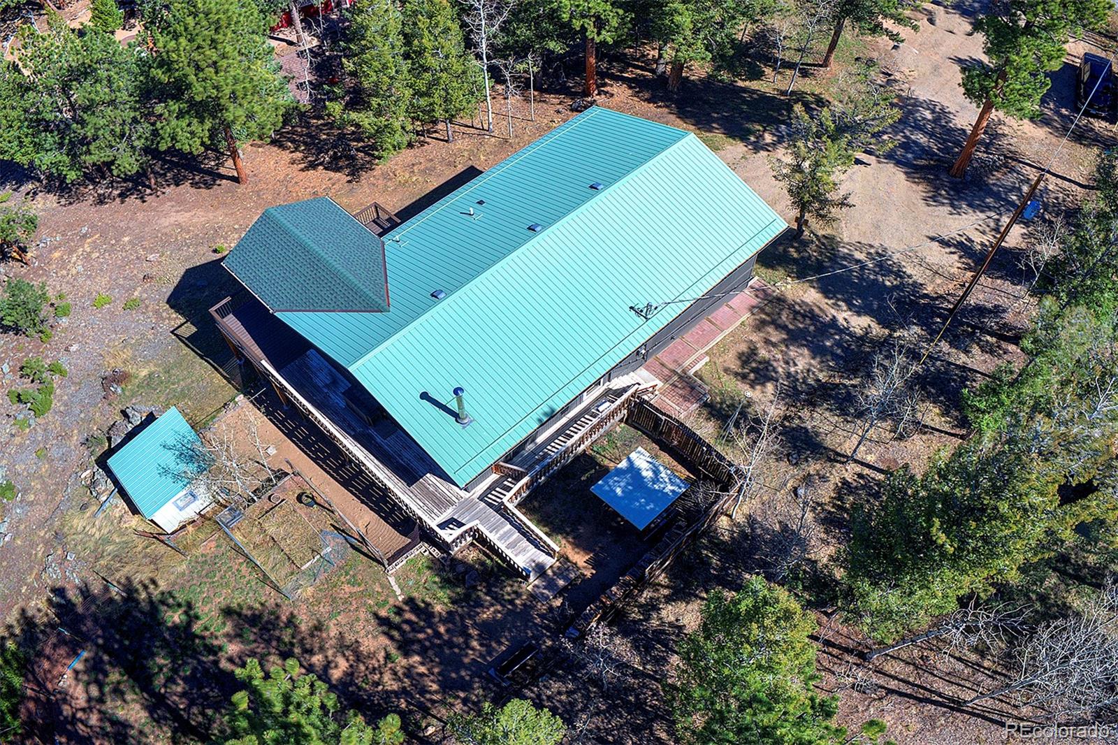 81 Fir Lane Bailey, CO 80421 - Photo 5 of 33 an aerial view of a house
