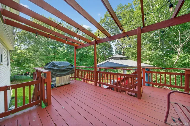 a view of outdoor space with seating space