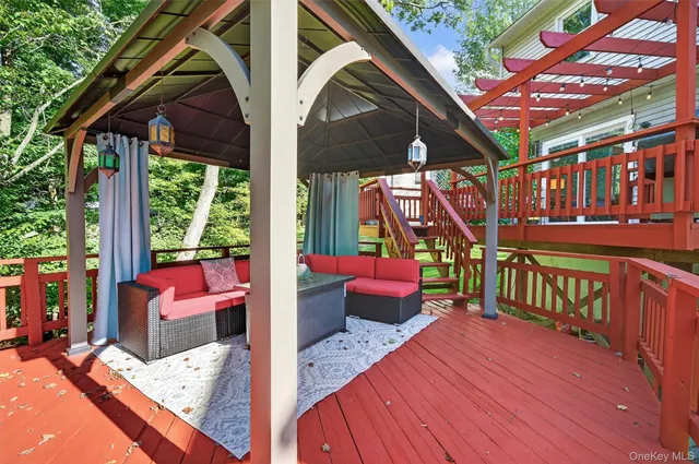 a view of outdoor seating