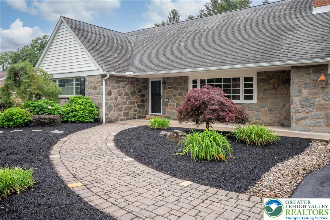3517 Fish Hatchery Road Allentown, PA 18103 - Photo 6 of 41 a front view of a house with garden