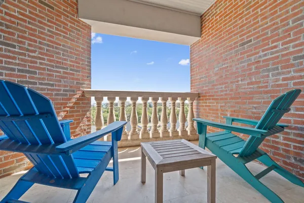 a view of outdoor seating