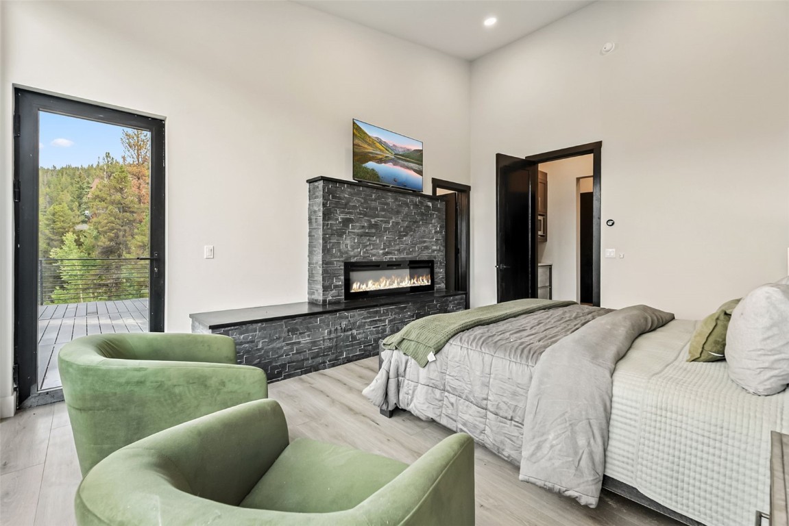 2520 Boreas Pass Road Breckenridge, CO 80424 - Photo 40 of 49 a bed room with a bed and a couch