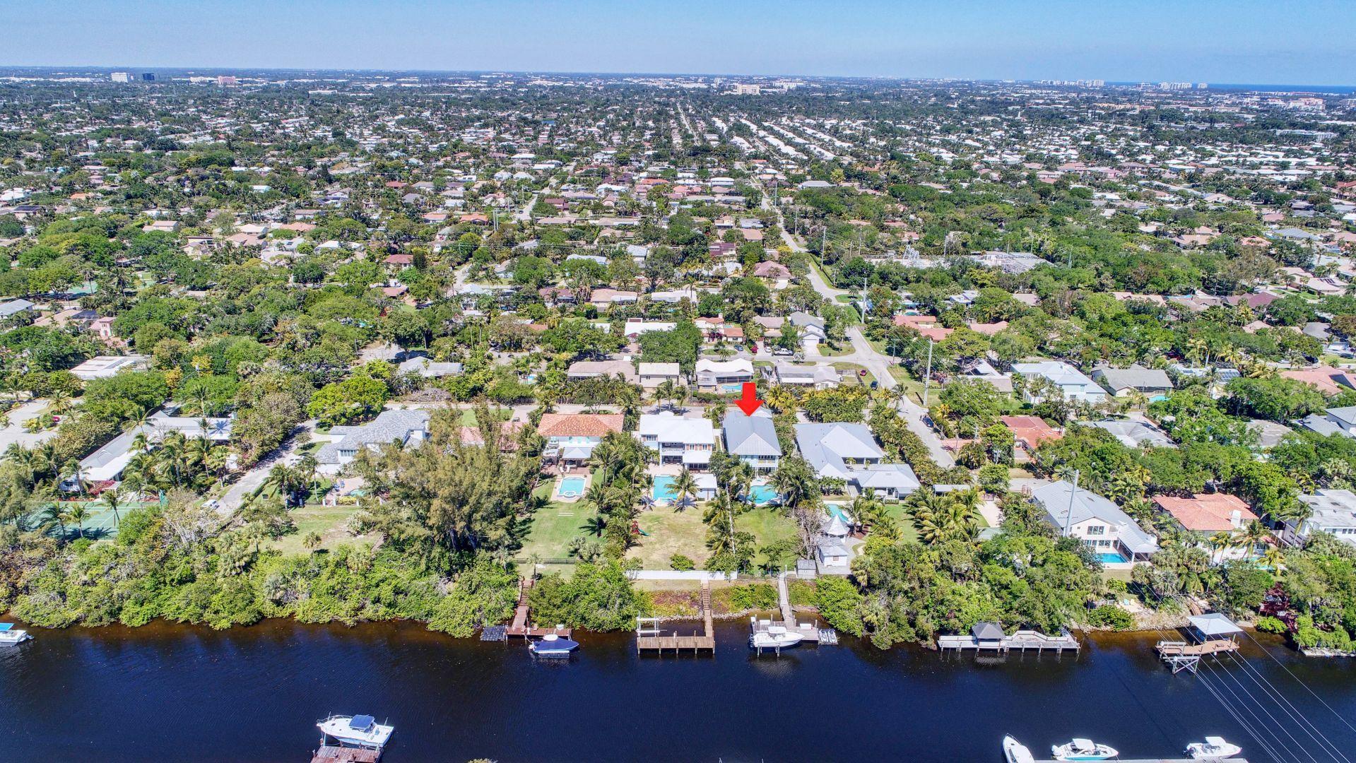 930 Southwest 21st Lane Boca Raton, FL 33486 - Photo 66 of 71 CANAL VIEW REAR