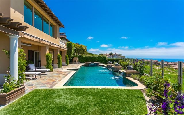 a view of a lake with a city view