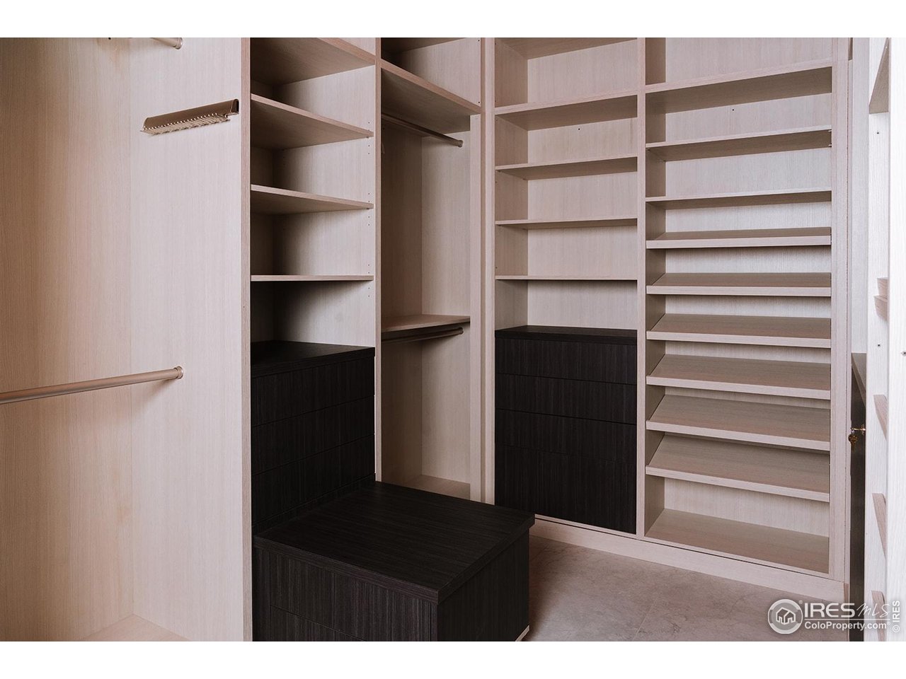 12357 North 75th Street Longmont, CO 80503 - Photo 34 of 49 a view of walk in closet with empty racks