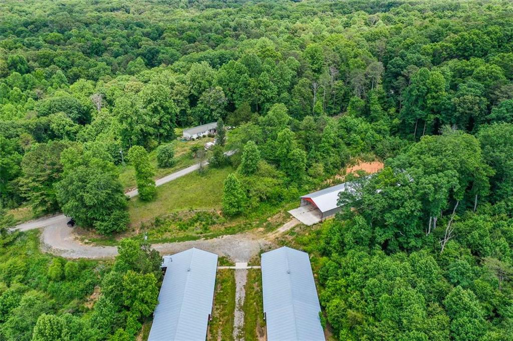 1010 Painter Road Talking Rock, GA 30175 - Photo 10 of 25 an aerial view of residential house with outdoor space and trees all around