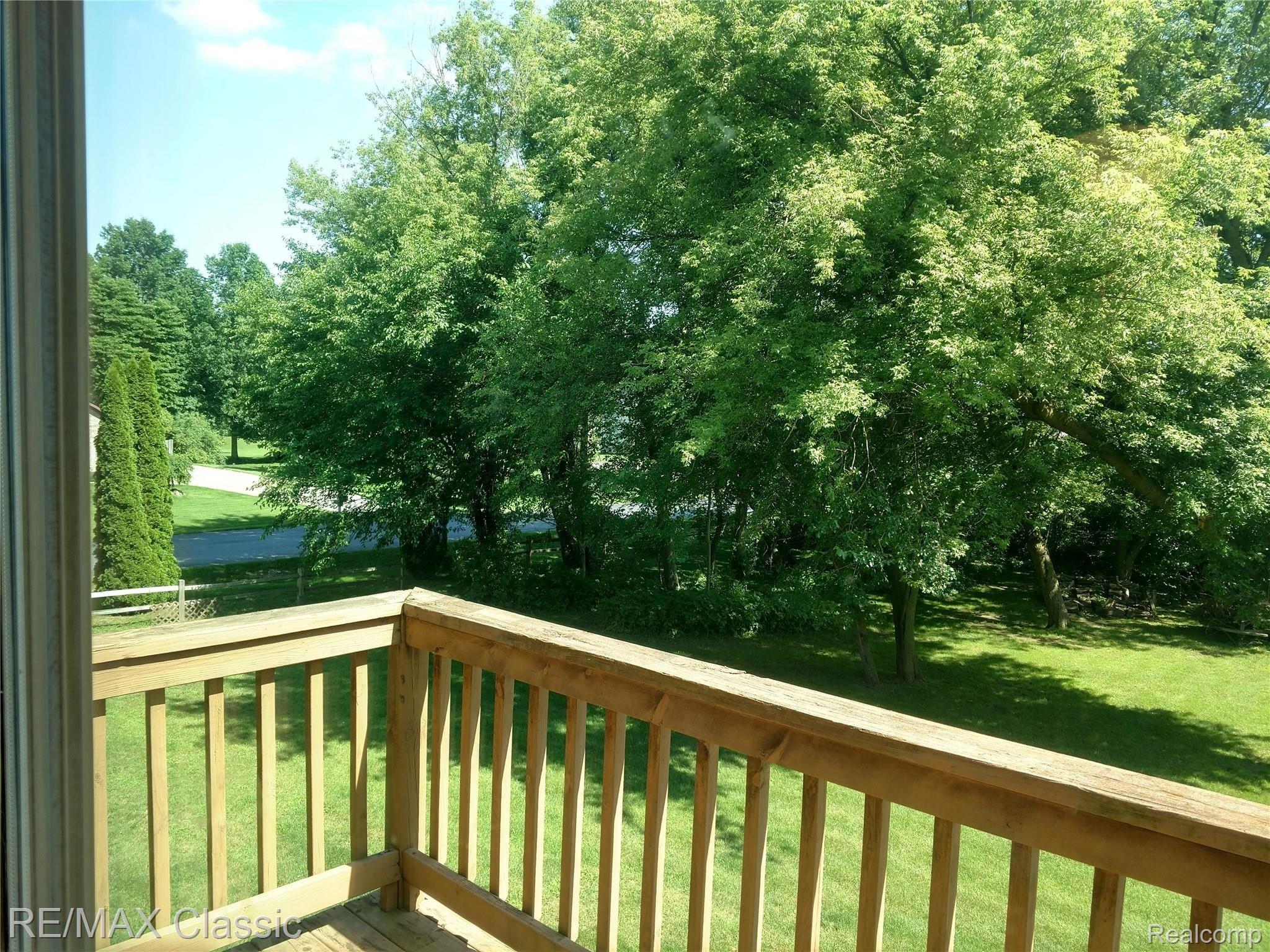 36115 Felt Road New Boston, MI 48164 - Photo 21 of 41 view from Master Bedroom / balcony
