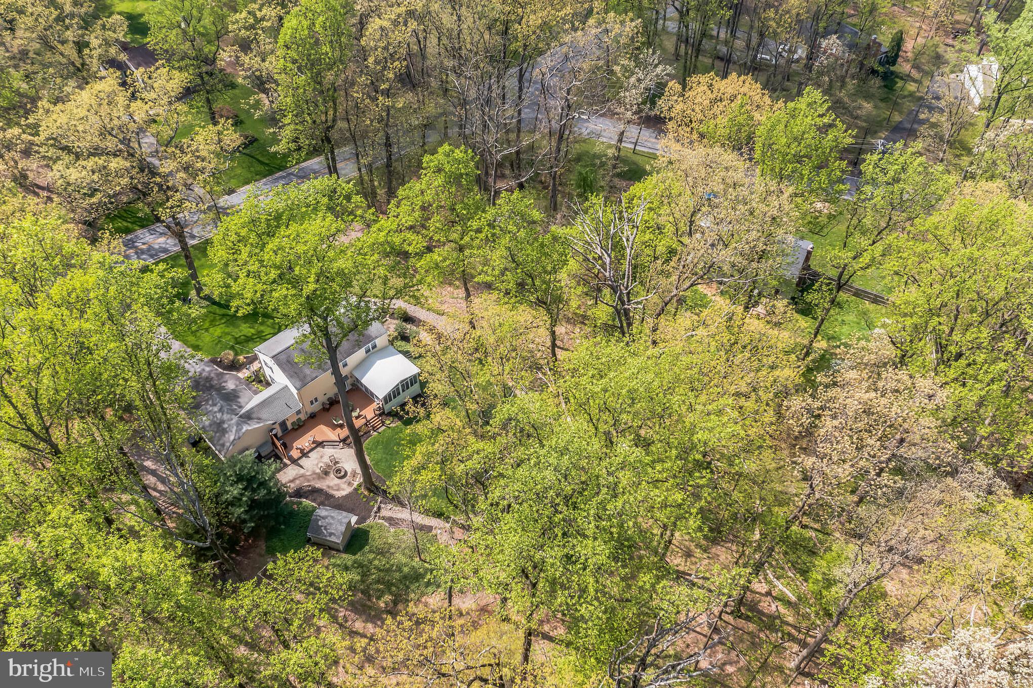 355 Peck Road Downingtown, PA 19335 - Photo 29 of 32 Arial shot from the back