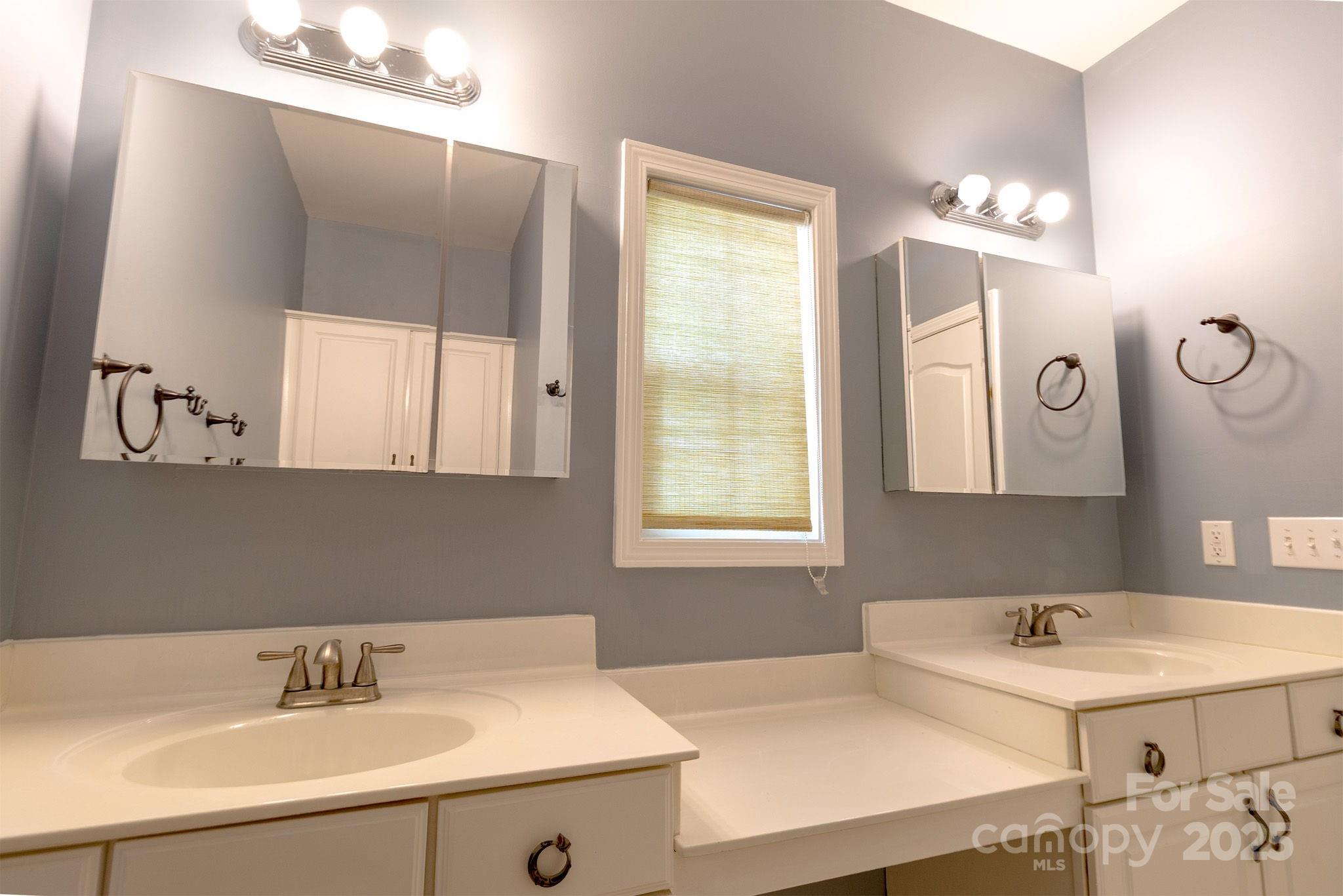 10419 Rocky Ford Club Road Charlotte, NC 28078 - Photo 32 of 37 a bathroom with a sink and a mirror