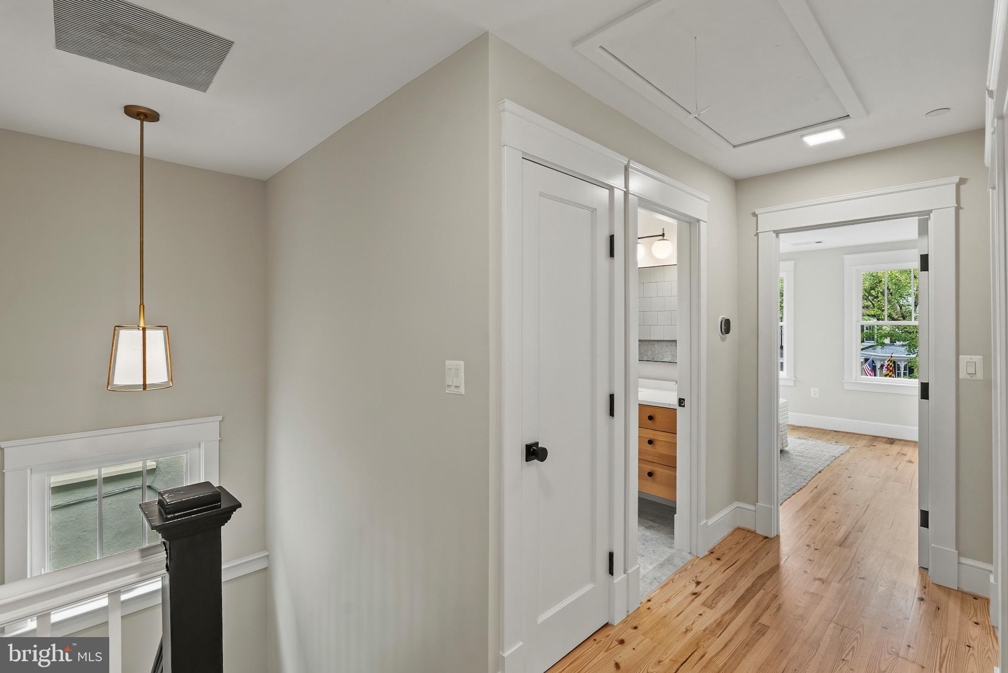48 Murray Avenue Annapolis, MD 21401 - Photo 25 of 39 a view of a bedroom with wooden floor
