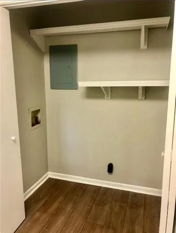 a view of a small space