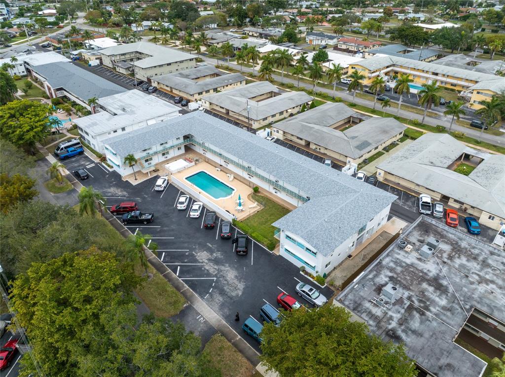 3525 Tyler Street, Unit 9 Hollywood, FL 33021 - Photo 23 of 24 an aerial view of a city with lots of residential buildings