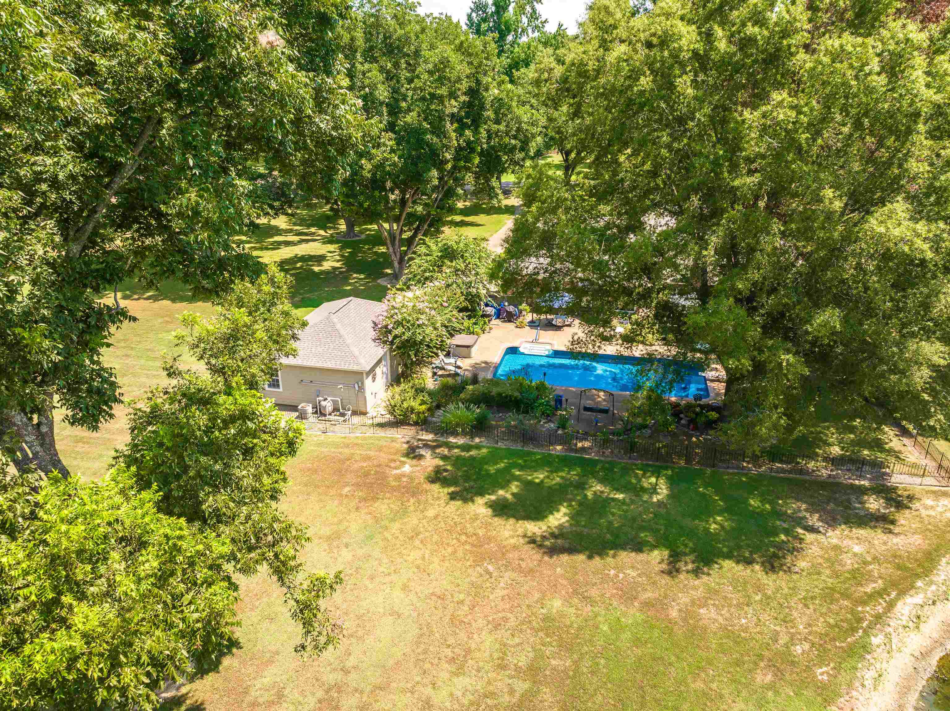 6119 Brunswick Road Arlington, TN 38002 - Photo 34 of 39 a view of a back yard of the house