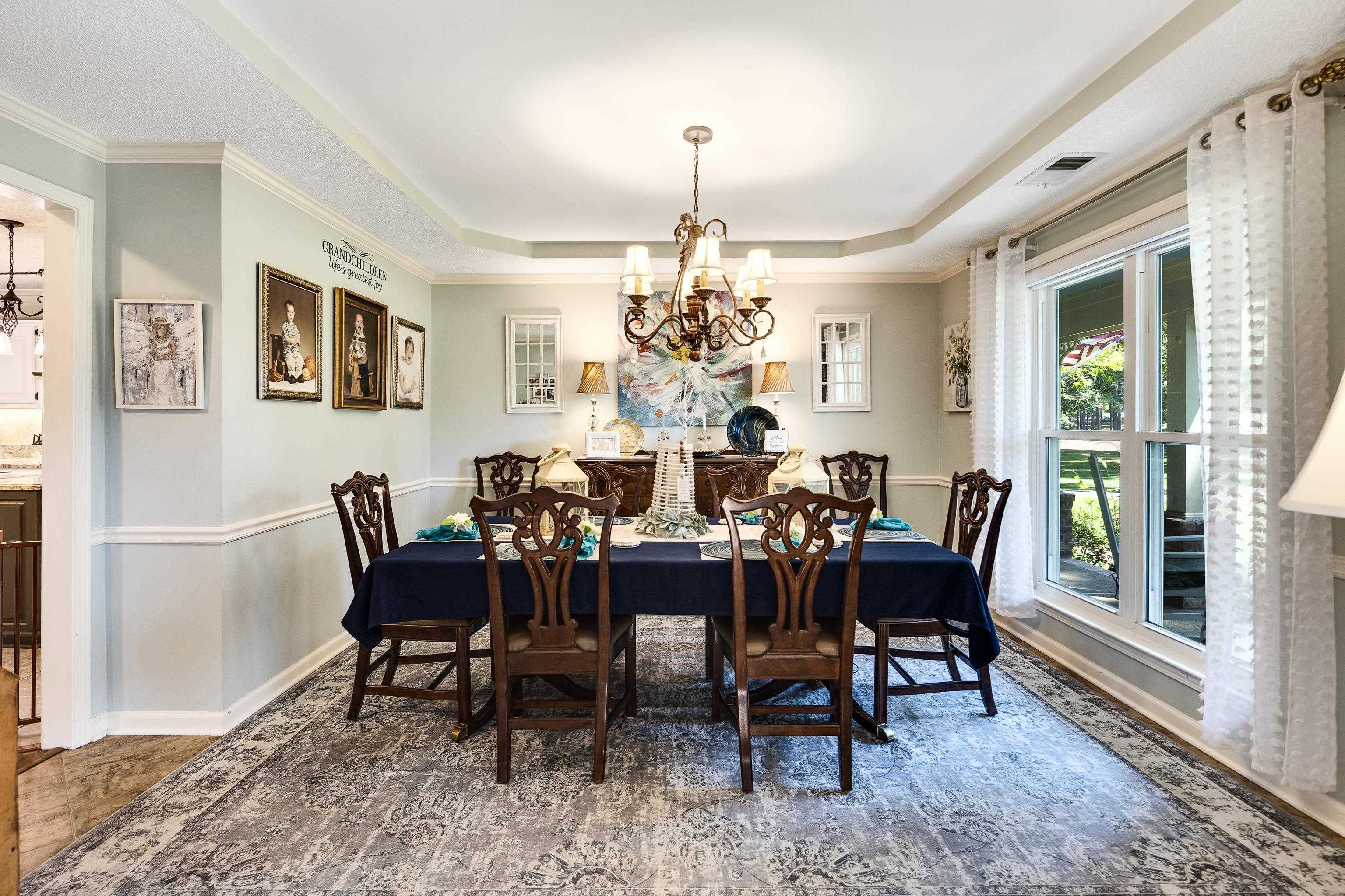 6119 Brunswick Road Arlington, TN 38002 - Photo 8 of 39 a view of a dining room with furniture window and outside view