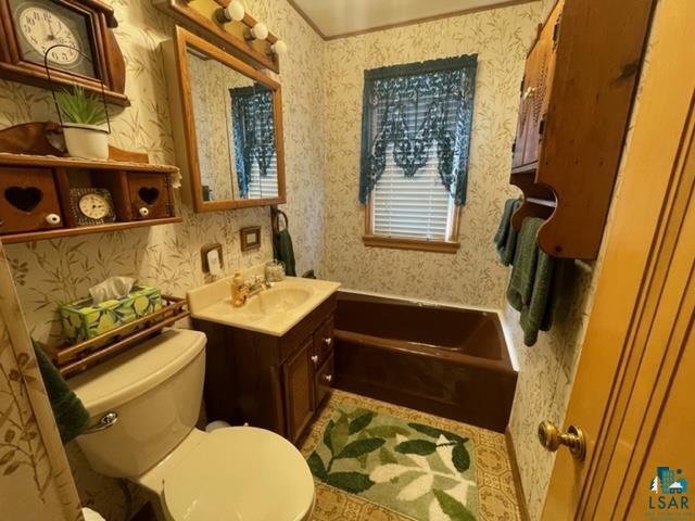 32 West Shagawa Road Ely, MN 55731 - Photo 11 of 26 Bathroom with toilet and vanity