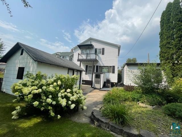 32 West Shagawa Road Ely, MN 55731 - Photo 21 of 26 Rear view of property featuring a balcony