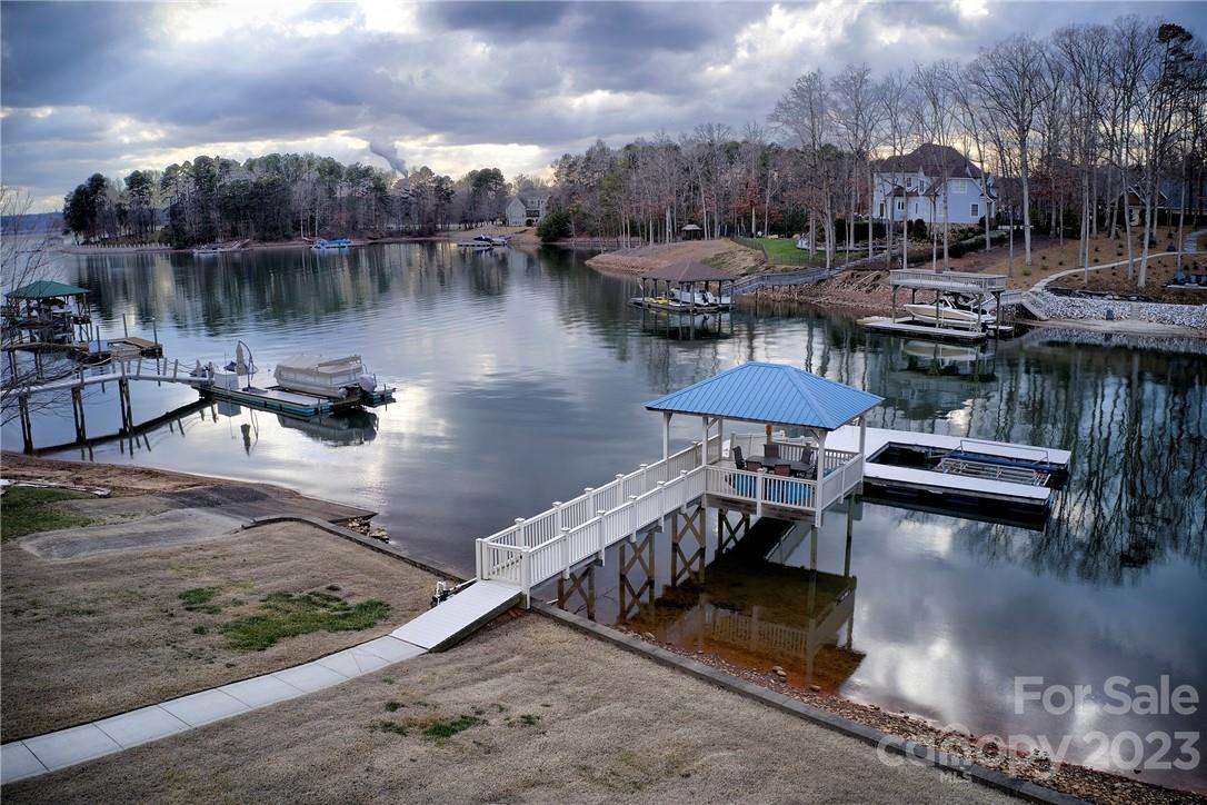 9543 Island Point Road Sherrills Ford, NC 28673 - Photo 28 of 31 a view of a lake with sitting area