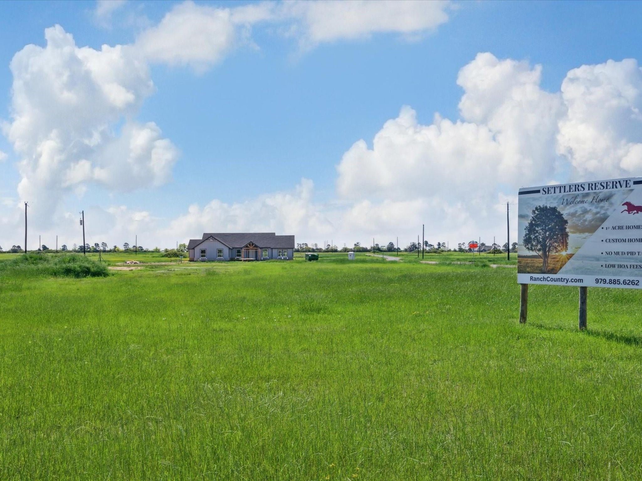 Lot 14 Rolling Hill Drive Cat Spring, TX 78933 - Photo 14 of 20 a backyard of a house with table and chairs