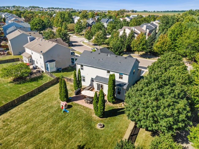 2602 Lundquist Drive Aurora, IL 60503 - Photo 27 of 30 an aerial view of a house with garden space and street view