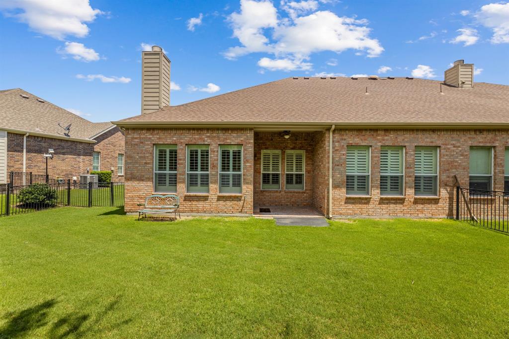 719 Scenic Ranch Circle Fairview, TX 75069 - Photo 15 of 36 a view of a house with sitting area and garden