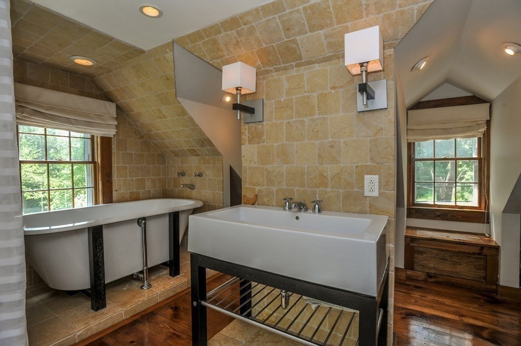 208 Prospect Street Hingham, MA 02043 - Photo 19 of 34 a bathroom with a sink and a mirror