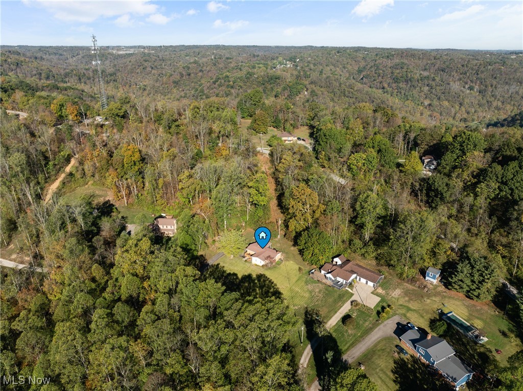 59638 Broadview Road Shadyside, OH 43947 - Photo 42 of 43 Aerial overview of property's location with a heavily wooded area