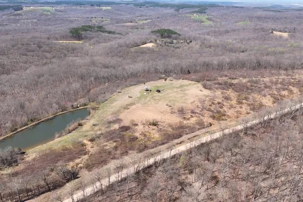 a view of lake and mountain
