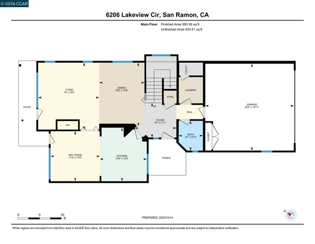 $1,239,900 | 6206 Lakeview Circle, San Ramon, CA 94582