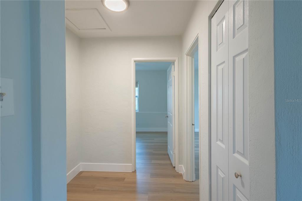 314 4th Avenue Southwest Ruskin, FL 33570 - Photo 13 of 30 a view of a hallway with wooden floor