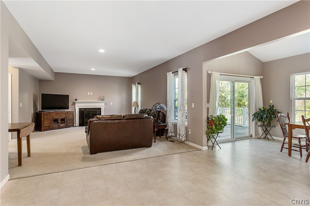 9 Naylor Circle Van Buren, NY 13027 - Photo 11 of 41 The sliding doors in the dining area lead to the d