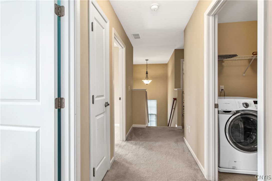 9 Naylor Circle Van Buren, NY 13027 - Photo 24 of 41 Upper Hallway: View to the stairway.