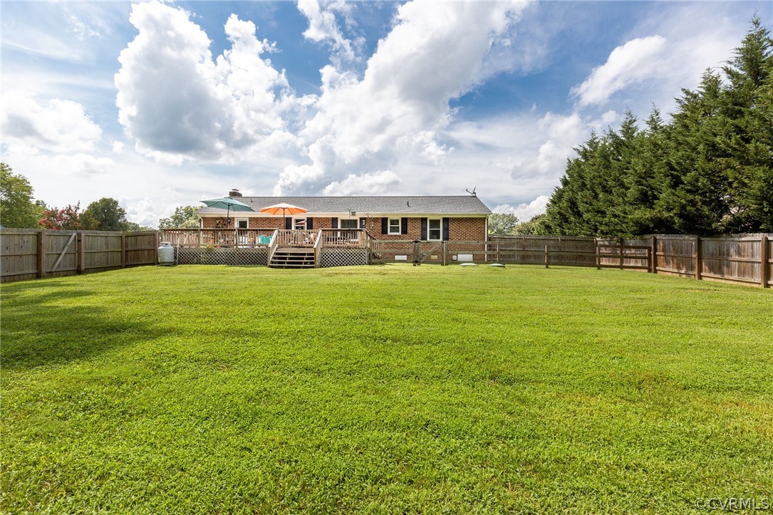 11231 Celtic Road Chesterfield, VA 23838 - Photo 25 of 26 a view of yard with swimming pool and green space