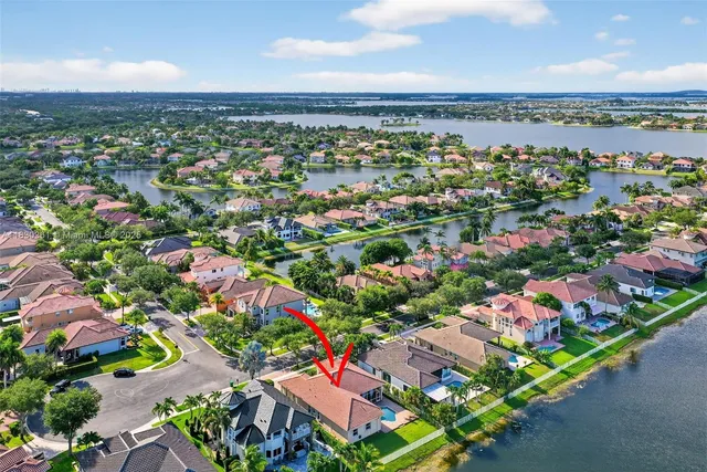 a view of a lake from a balcony