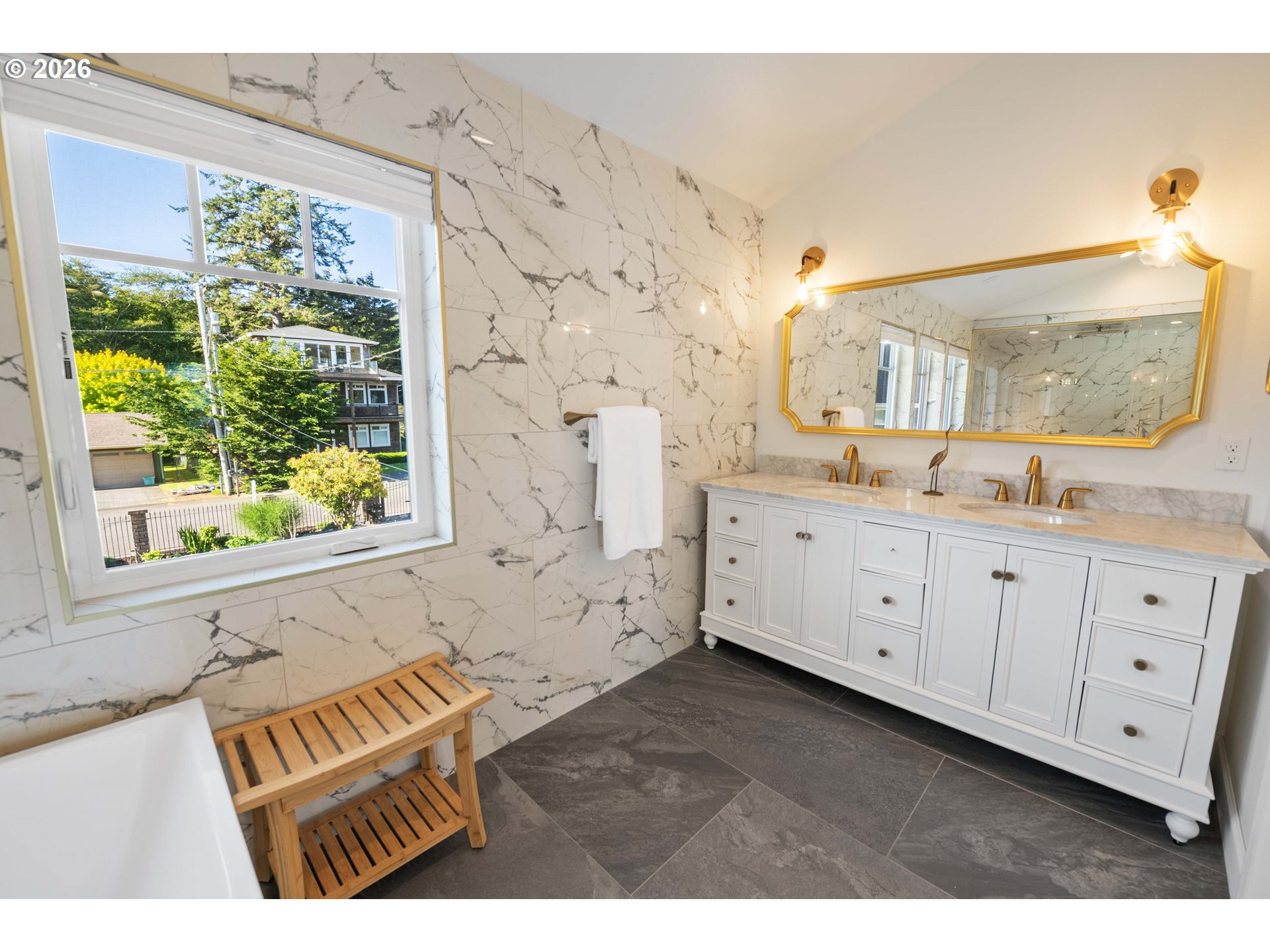 3232 Sunset Boulevard Seaside, OR 97138 - Photo 25 of 48 a view of bathroom with dual sinks