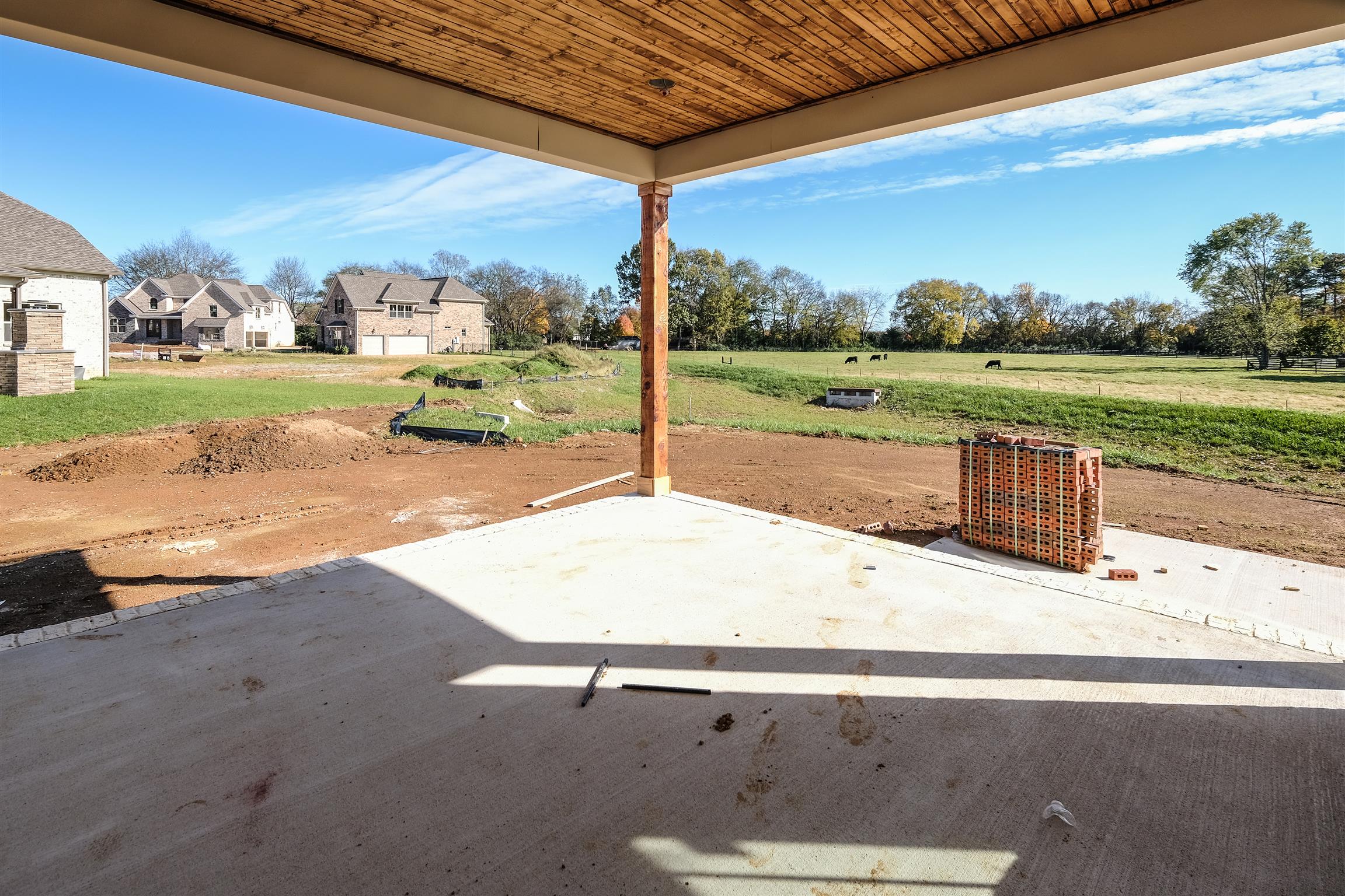 2029 Autumn Ridge Way Spring Hill, TN 37174 - Photo 26 of 30 Covered back porch with peaceful farm view.