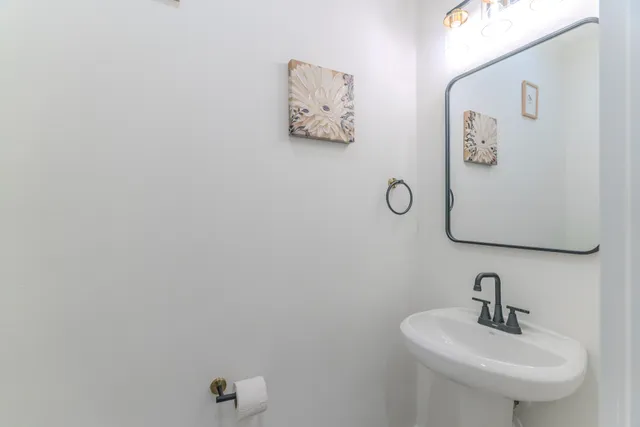 a view of a yard with an outdoor space