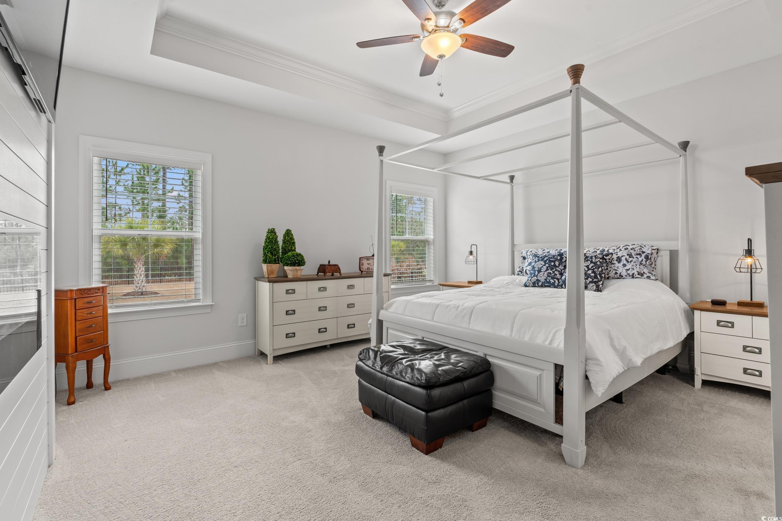 641 Indigo Bay Circle Myrtle Beach, SC 29579 - Photo 13 of 39 Carpeted bedroom featuring ornamental molding, cei