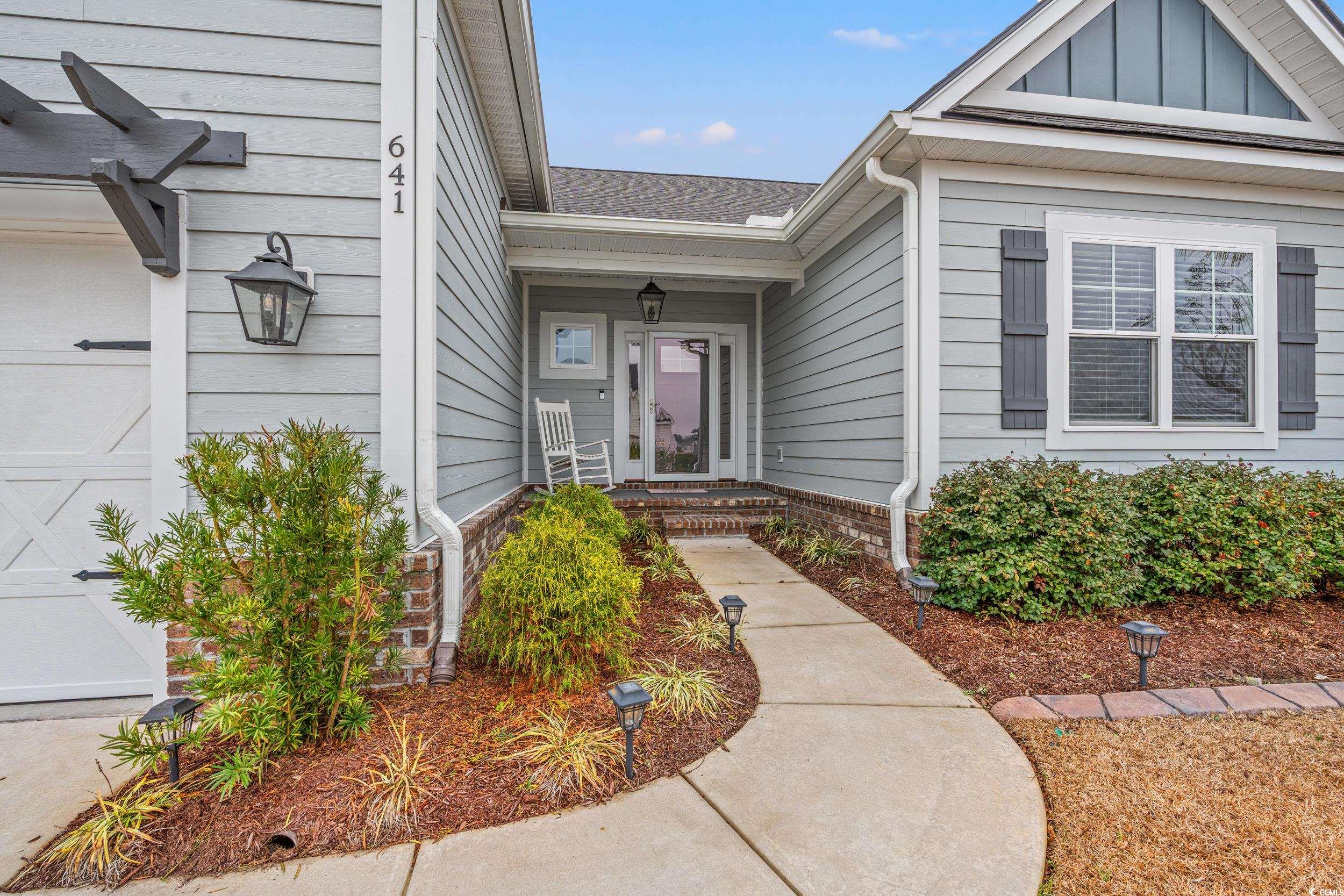 641 Indigo Bay Circle Myrtle Beach, SC 29579 - Photo 4 of 39 Entrance to property with a garage