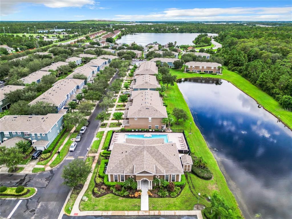 3309 Wilshire Way Road, Unit 3 Orlando, FL 32829 - Photo 40 of 43 an aerial view of a house with a yard