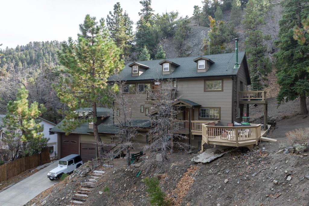 0 Timberline Drive Wrightwood, CA 92397 - Photo 18 of 52 a view of a house with a yard and sitting area