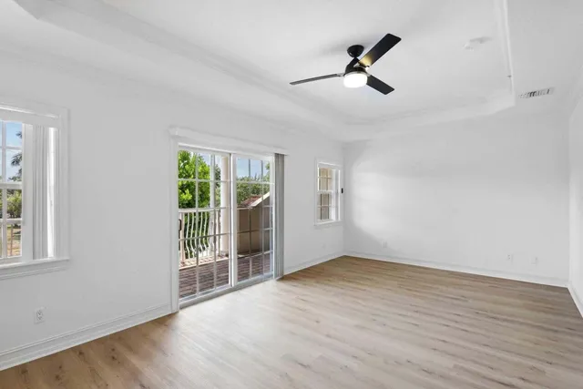 wooden floor in an empty room