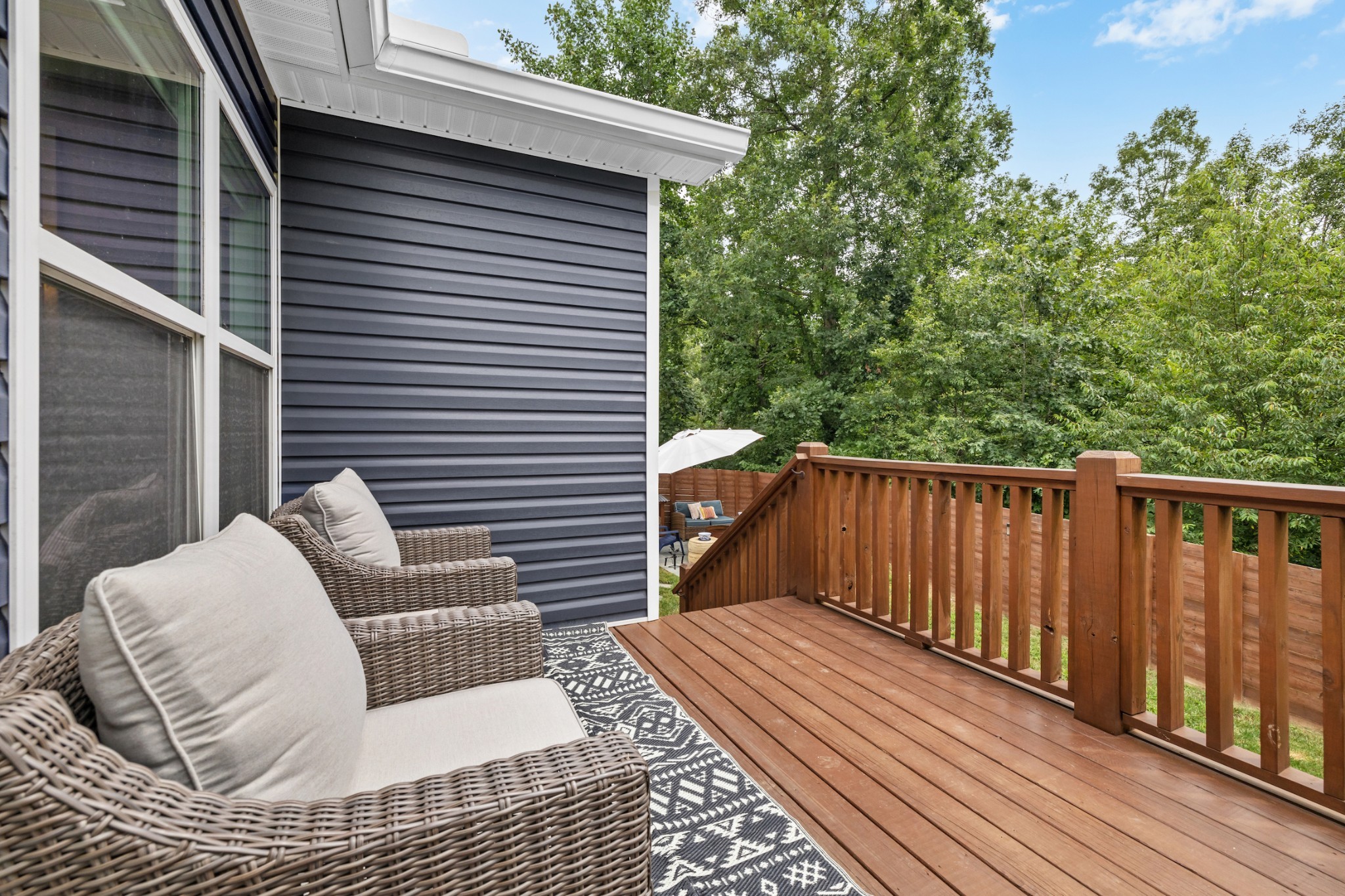 711 Ruby Way White Bluff, TN 37187 - Photo 18 of 24 a view of balcony with wooden floor