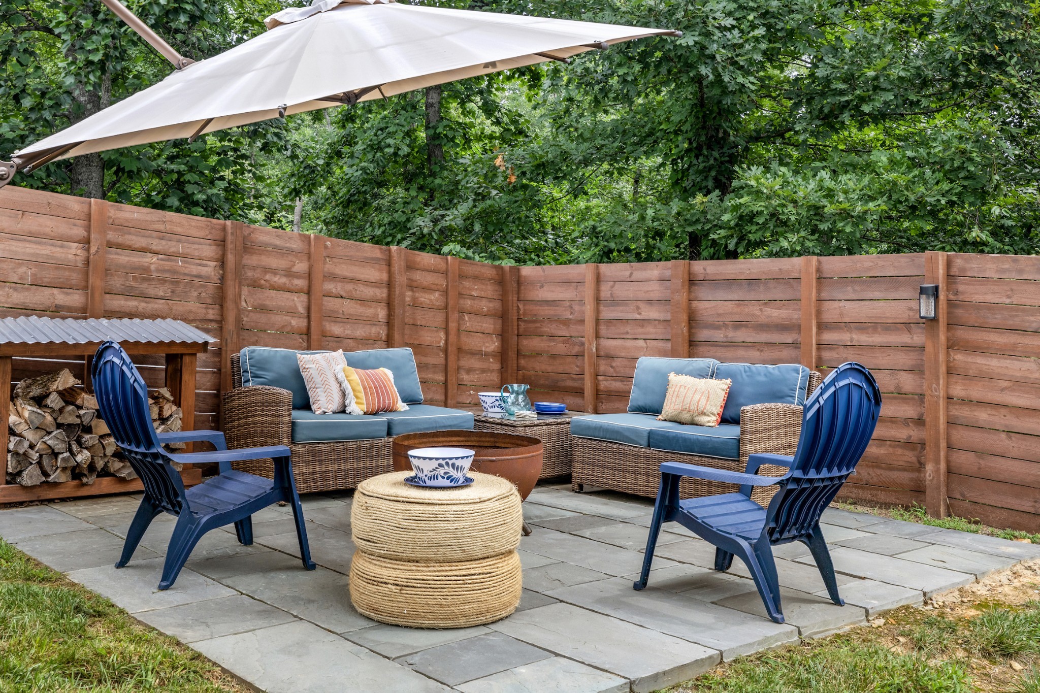 711 Ruby Way White Bluff, TN 37187 - Photo 20 of 24 a backyard of a house with table and chairs