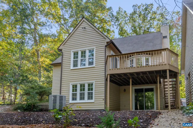 a house view with a garden space